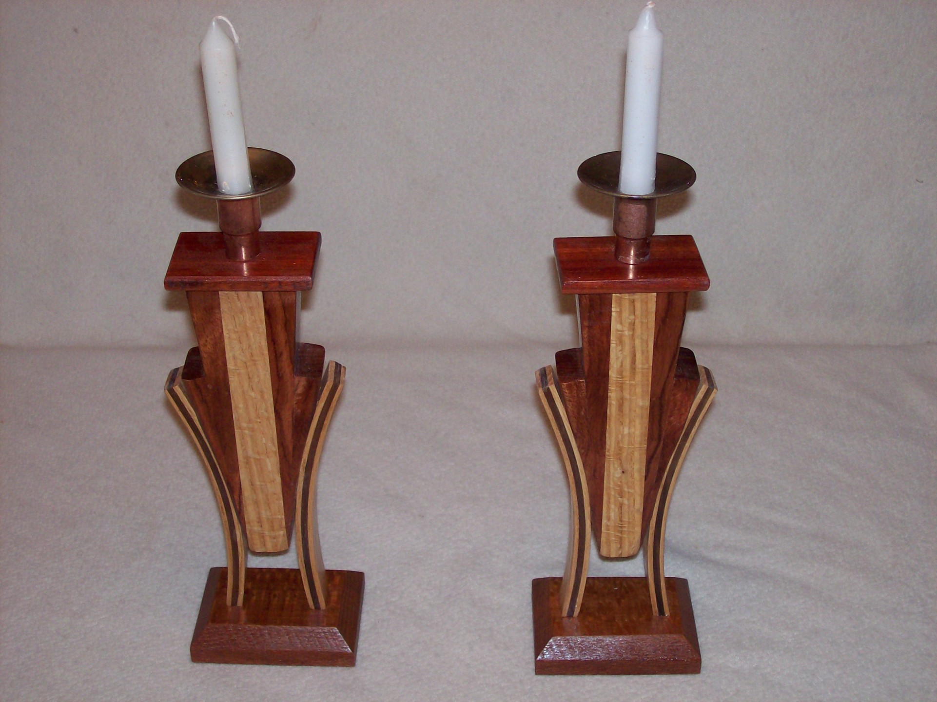 Shabbat Candle Holders W.S. Woodmasters