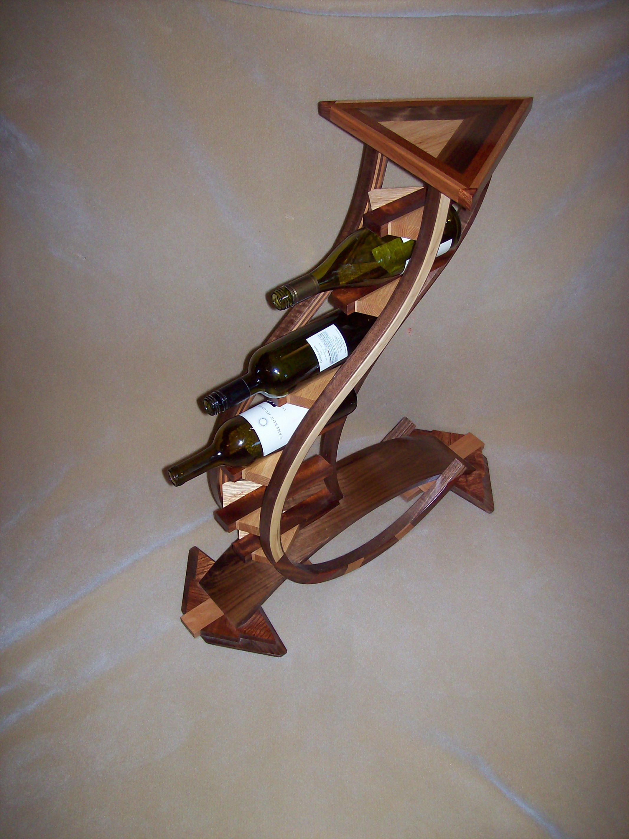 WINE BOTTLE HOLDER W.S. Woodmasters