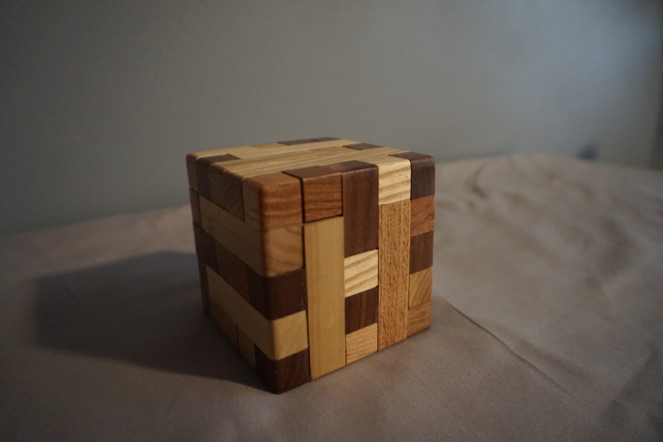 wooden cube walker